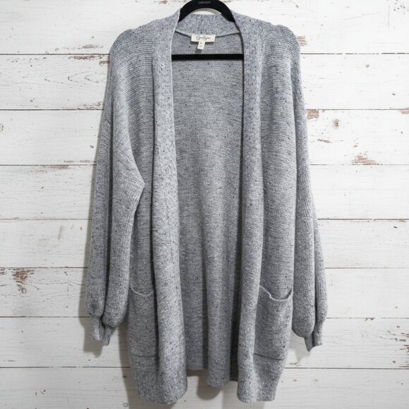 Jessica Simpson Size M Cozy Knit Sweater Cardigan with Pockets - Picture 1 of 4